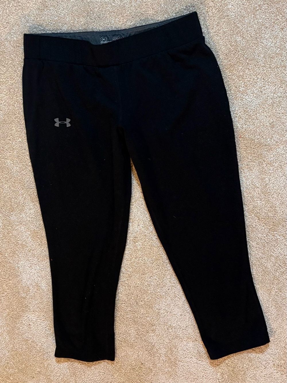 Under Armour HeatGear Black Fitted Leggings Women’s Small SM Athletic